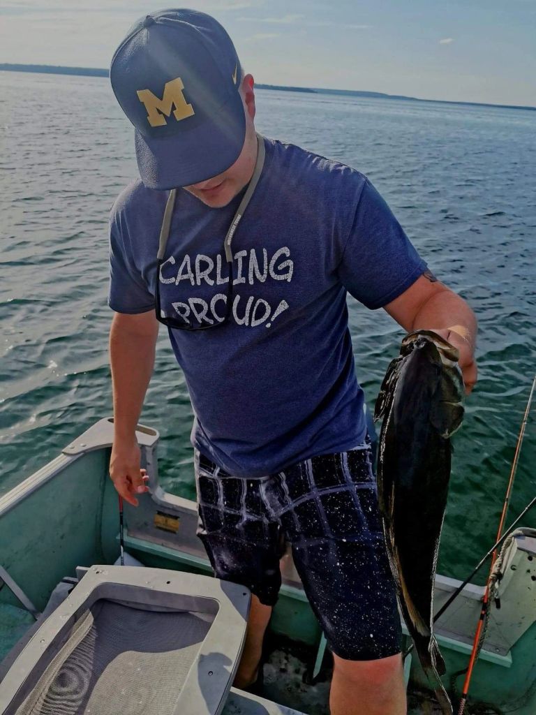 Northern Strike team member fishing in Canadian conditions