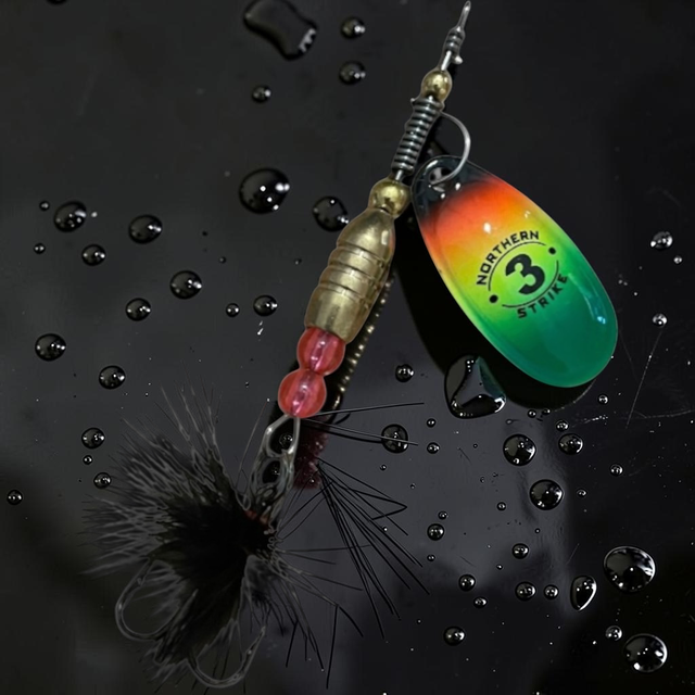Angler Series size #3 lure in Fire Tiger