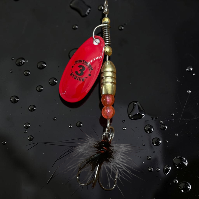 Angler Series size #3 lure in Red