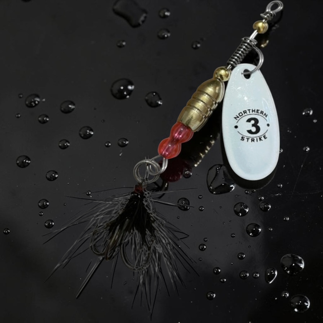 Angler Series size #3 lure in White